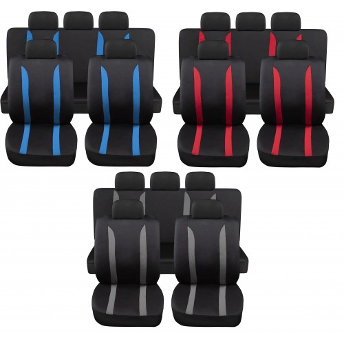 Copri sedili Auto Universali LS09 Colori Vari Set Anteriori e Posteriori In Poliestere No Suv Copri sedili Auto Universali LS09 Colori Vari Set Anteriori e Posteriori In Poliestere No Suv